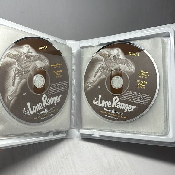 The Lone Ranger South of the Border 10 CD Box Set 2011 Classic Radio Western - Picture 7 of 9
